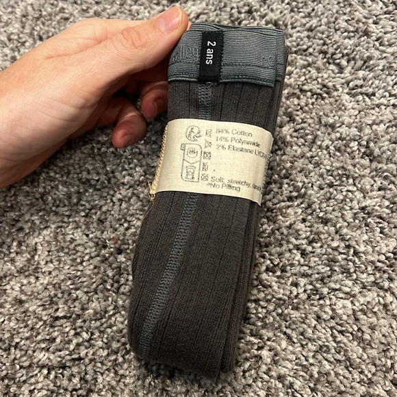 NWT Collégien Louise Tights in Gray Sz 2T - Picture 2 of 2